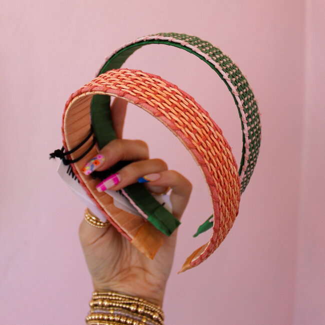 Caroline Woven Raffia Headband