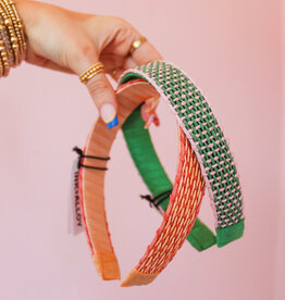 Ink & Alloy Caroline Woven Raffia Headband