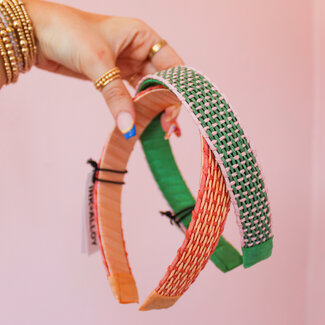Ink & Alloy Caroline Woven Raffia Headband