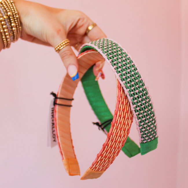 Caroline Woven Raffia Headband