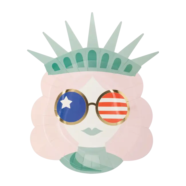 Lady Liberty Sunnies Plate