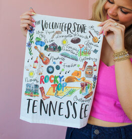 The State of Tennessee Tea Towel