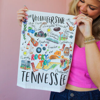 The State of Tennessee Tea Towel