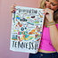 The State of Tennessee Tea Towel