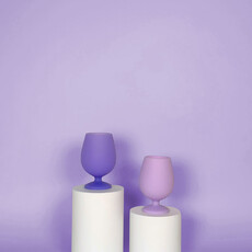Amethyst Silicone Unbreakable Wine Glasses - Set of 2