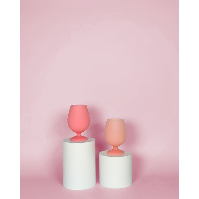 Flamingo Silicone Unbreakable Wine Glasses - Set of 2