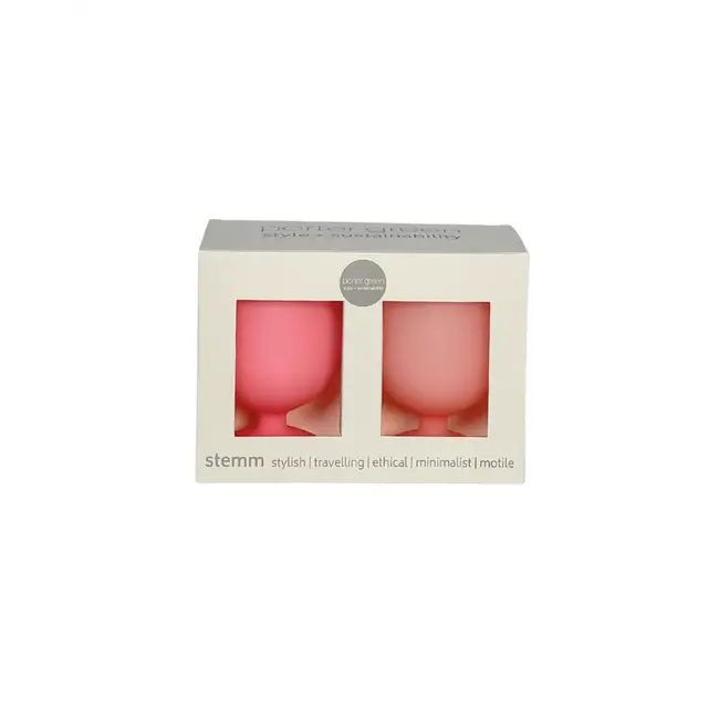 Flamingo Silicone Unbreakable Wine Glasses - Set of 2