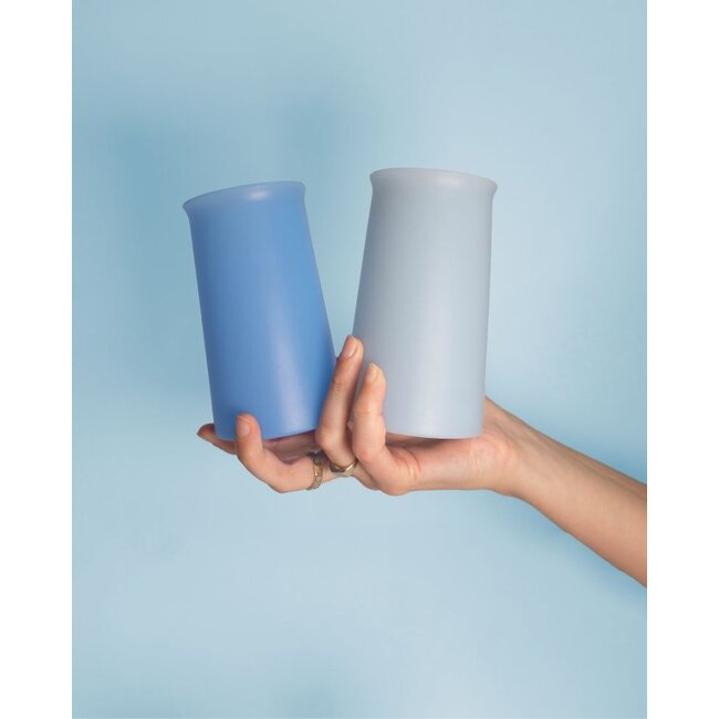 Sky Silicone Unbreakable Highball Glass - Set of 2