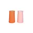 Peach Silicone Unbreakable Highball Glass - Set of 2