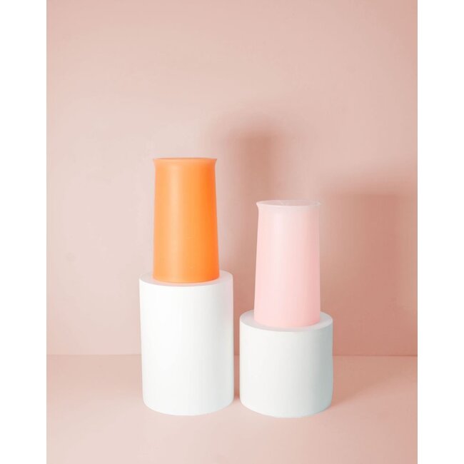 Peach Silicone Unbreakable Highball Glass - Set of 2