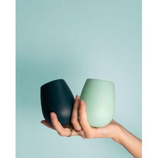 Mist Silicone Unbreakable Glasses - Set of 2