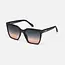 Level Up in Matte Black & Coral Fade Lens - Quay