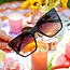 Level Up in Matte Black & Coral Fade Lens - Quay