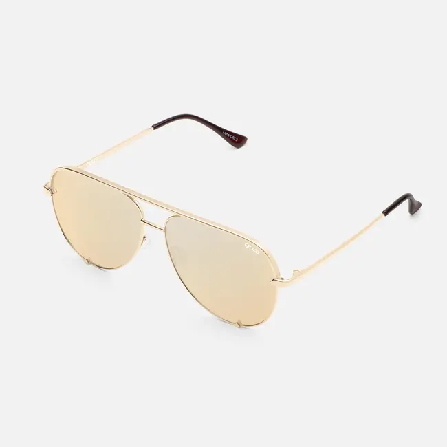 High Key in Gold/Gold Polarized - Quay