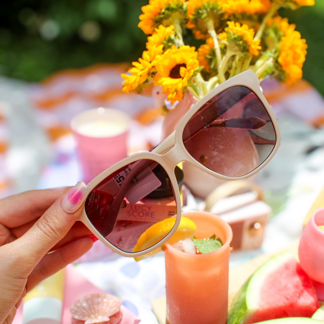 New! Quay something extra Pink champagne sunnies Say hello to the latest QUAY sunnies — bold, chic, and ready  main image 2