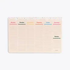 Week-To-Week Daisies Mega Desk Notepad