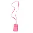 Keep It Close Card Case with Lanyard, Metallic Pink