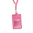 Keep It Close Card Case with Lanyard, Metallic Pink