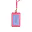 Keep It Close Card Case with Lanyard, Metallic Pink