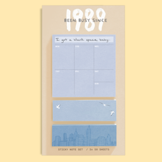 Shop Trimmings Been Busy Since 1989 Sticky Note Set
