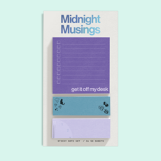 Shop Trimmings Midnight Musings Sticky Note Set