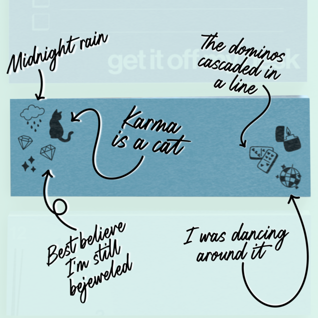 Midnight Musings Sticky Note Set