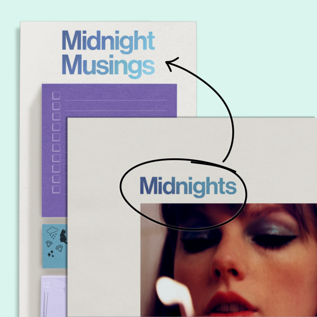 Midnight Musings Sticky Note Set