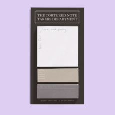Shop Trimmings The Tortured Note Takers Department Sticky Note Set