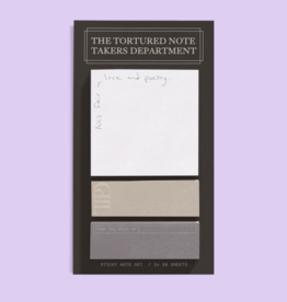 Shop Trimmings The Tortured Note Takers Department Sticky Note Set