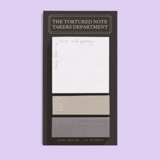 Shop Trimmings The Tortured Note Takers Department Sticky Note Set
