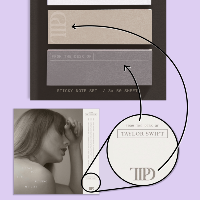 The Tortured Note Takers Department Sticky Note Set