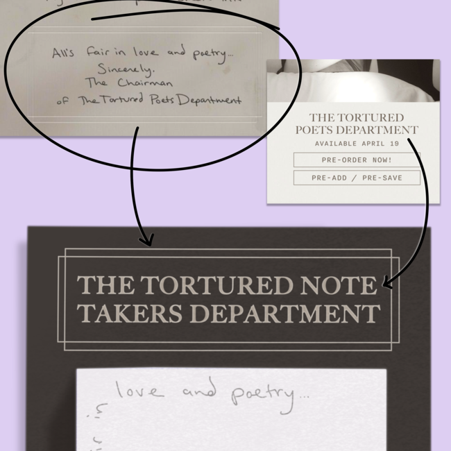 The Tortured Note Takers Department Sticky Note Set