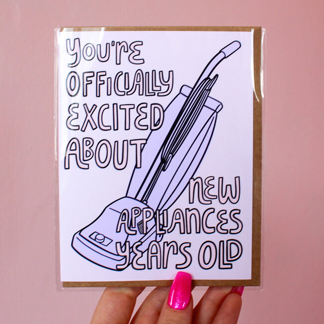 New Appliances Birthday Card