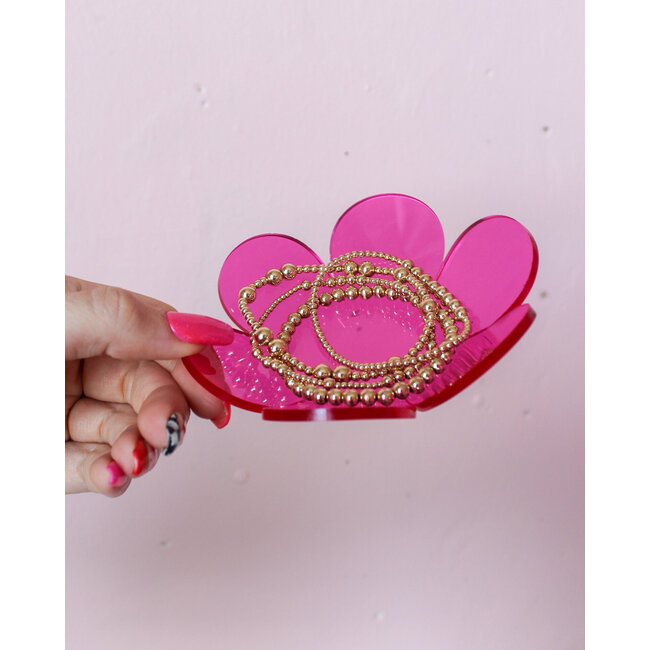 Magenta Daisy Dish