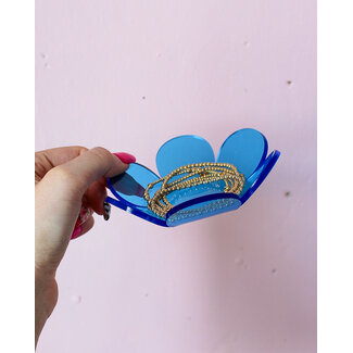 friendlily press Light Blue Daisy Dish
