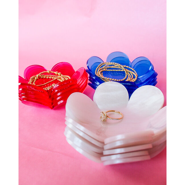 Light Blue Daisy Dish