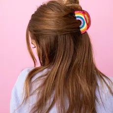 Rainbow Claw Clip