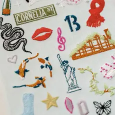 Embroidered Taylor Swift Hardcover Notebook