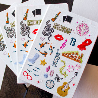 Embroidered Taylor Swift Hardcover Notebook