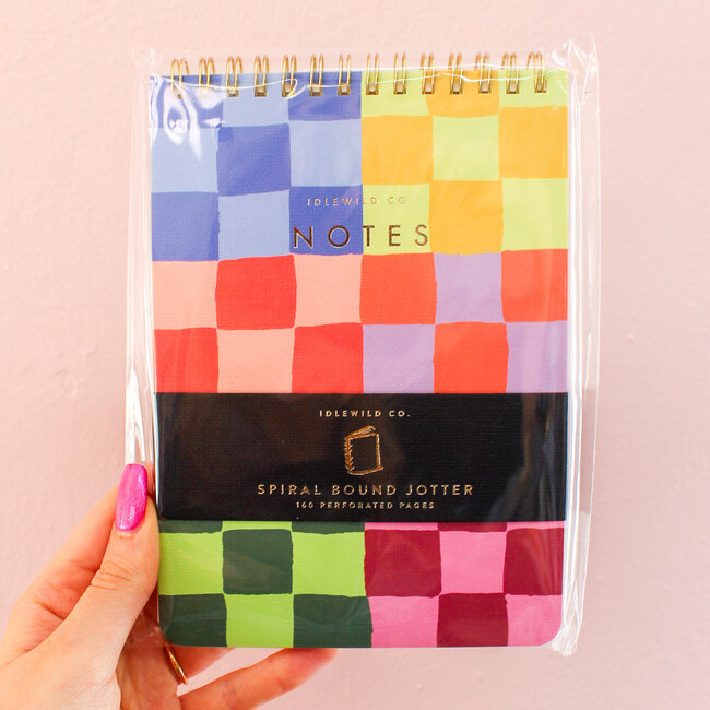 Rainbow Checks Jotter