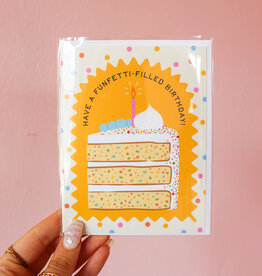 Funfetti-filled Birthday Card