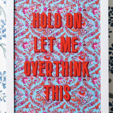 Overthink Statement Print