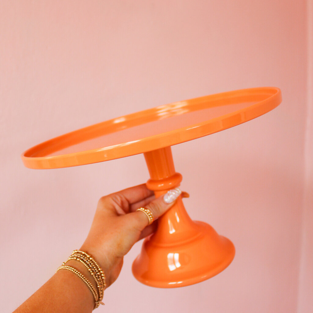 Orange Melamine Cakestand