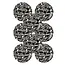 Typographic Halloween Plates