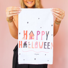 Happy Halloween Tea Towel