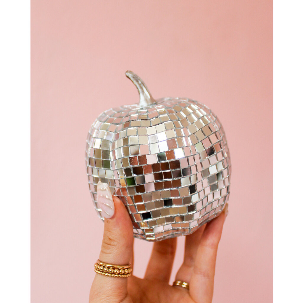 Silver Disco Pumpkins - Medium