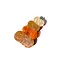 Pumpkin Stack Hair Claw Clip