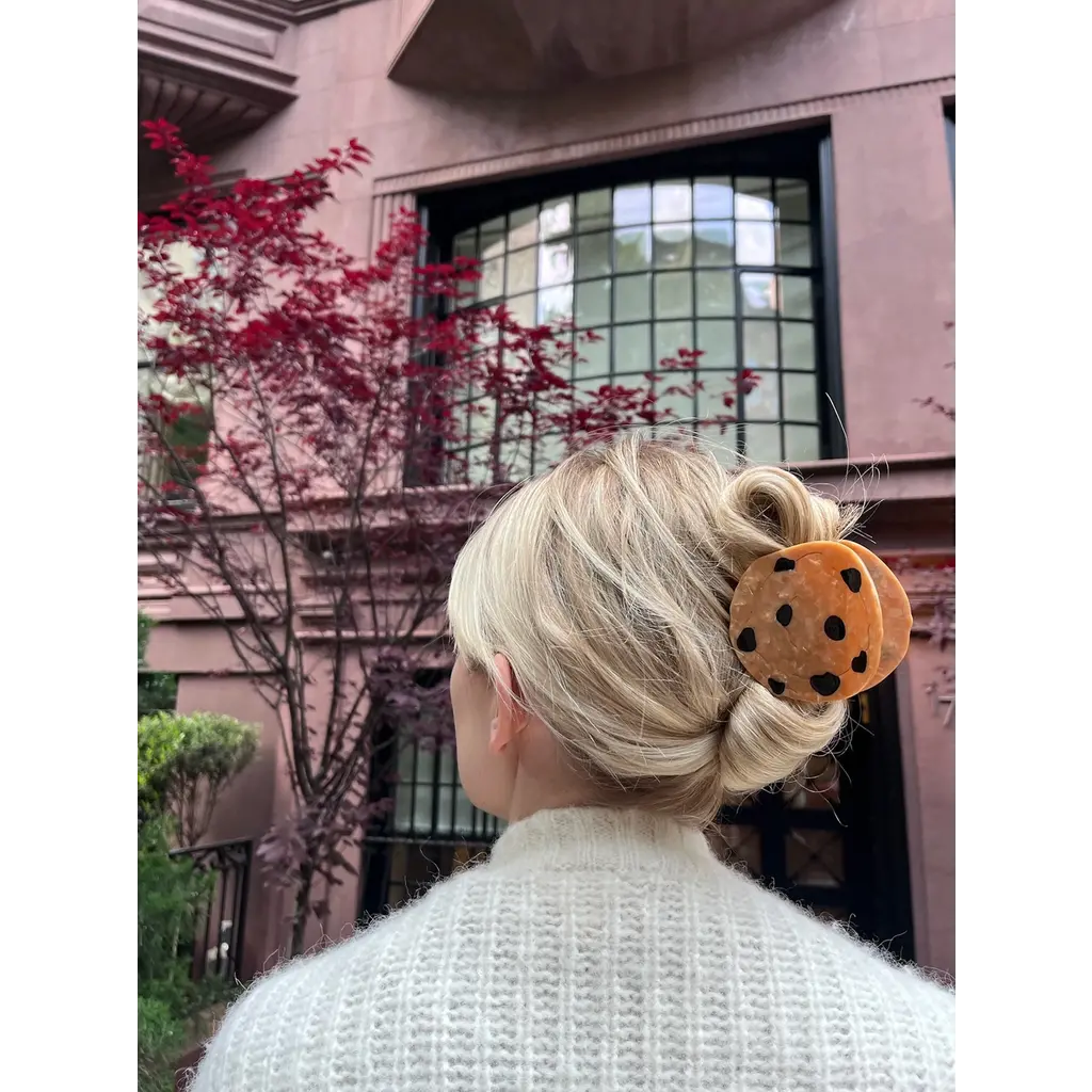 Solar Eclipse Chocolate Chip Cookie Hair Clip