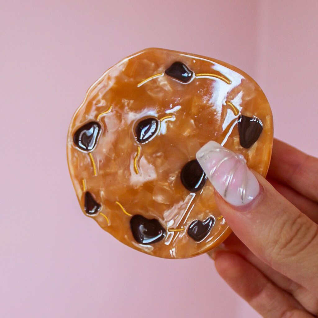 Solar Eclipse Chocolate Chip Cookie Hair Clip