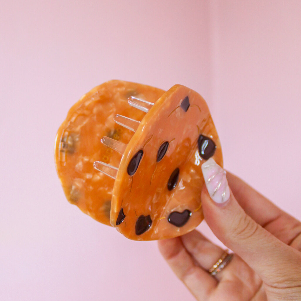 Solar Eclipse Chocolate Chip Cookie Hair Clip